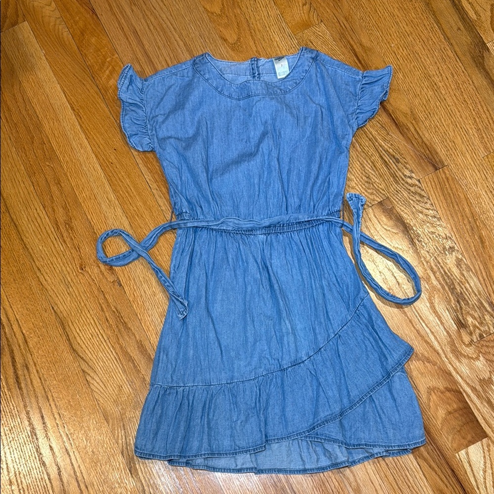 OshKosh B'gosh Blue Ruffle Dress